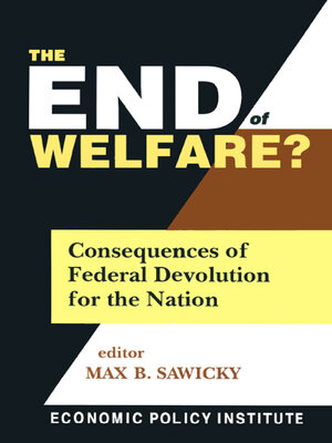 cover image of The End of Welfare?